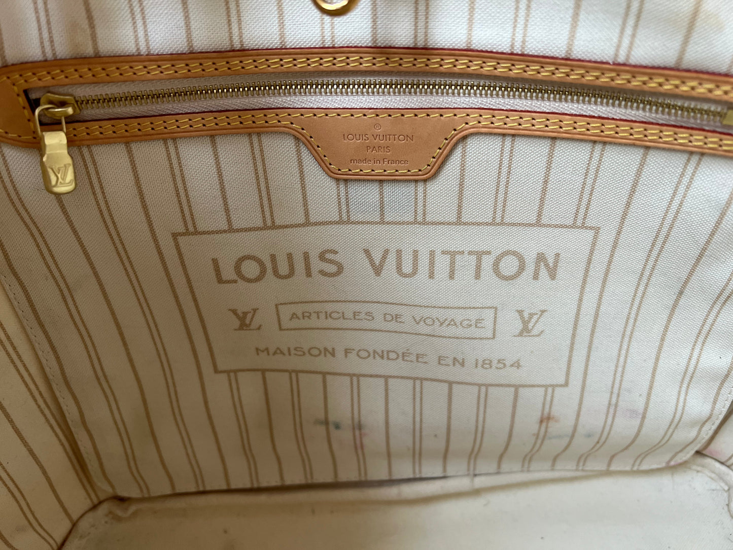 Louis Vuitton Neverfull MM Damier Azur (RRP £1,410)