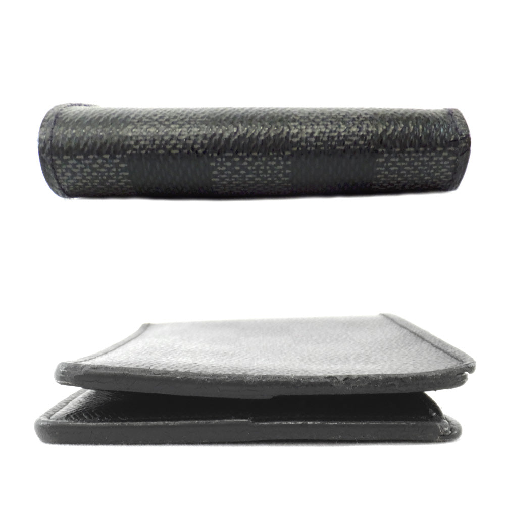 Louis Vuitton 2 Fold Wallet Black DamiEgraphit Wallet Card Pochette out Coin Pochette Wedding