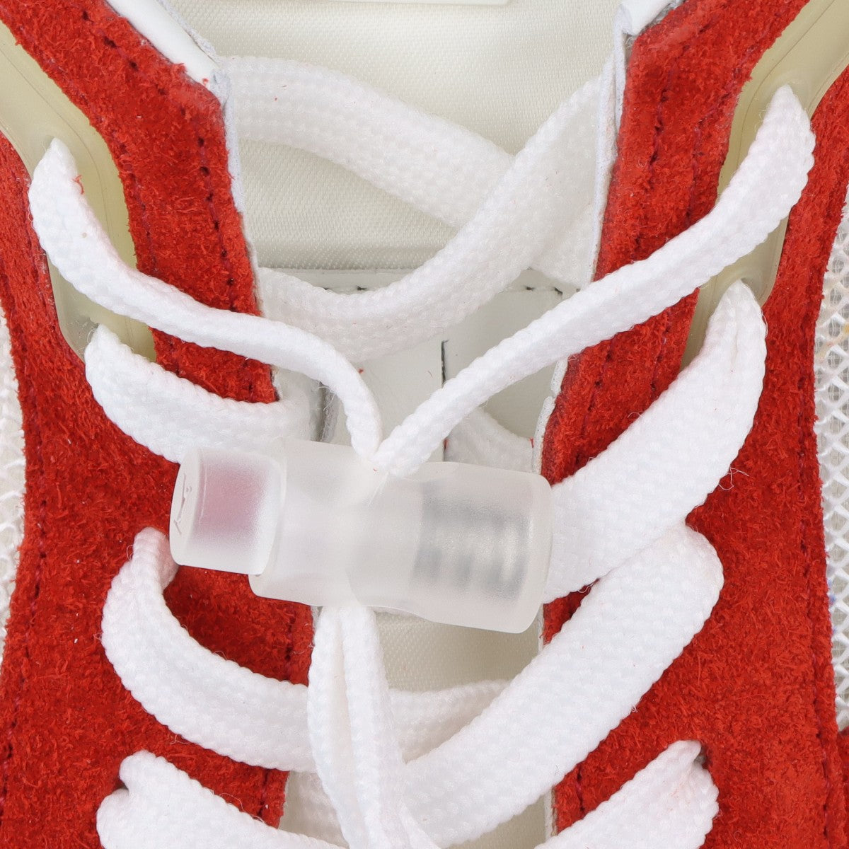 Louis Vuitton LV Runner Line 18 Years Mesh x Swed Trainers UK11 Men Red x White GO1108 LV Logo Code Stopper