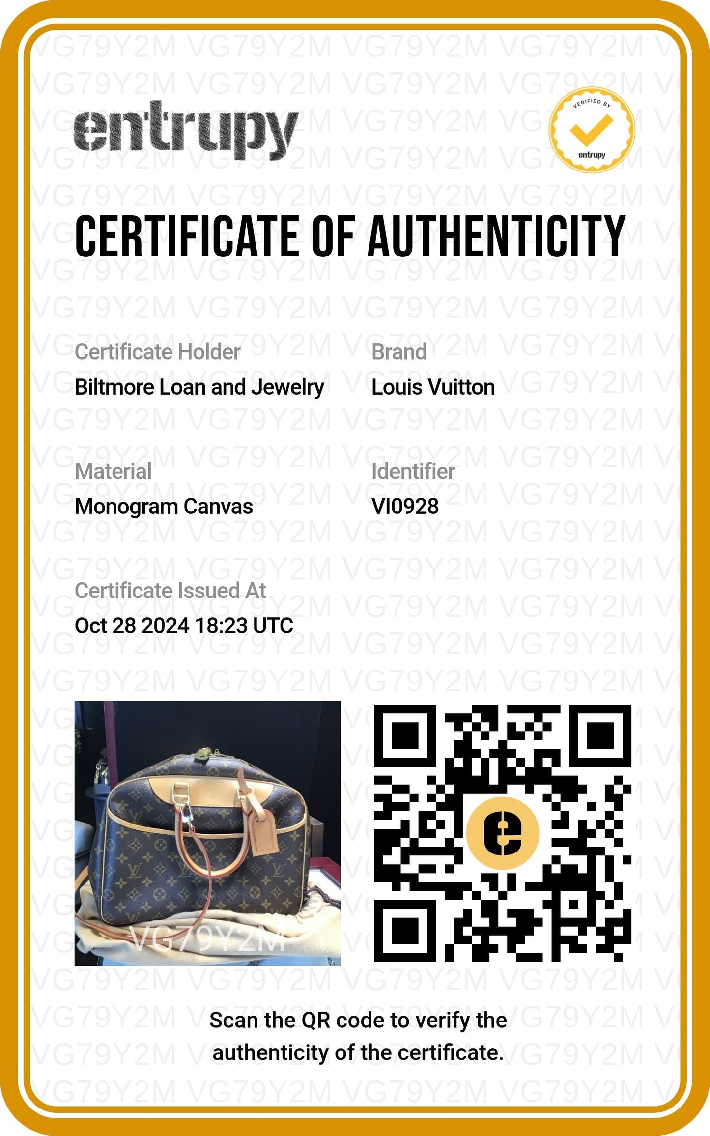 Louis Vuitton 1998 Monogram Canvas Deauville Bag