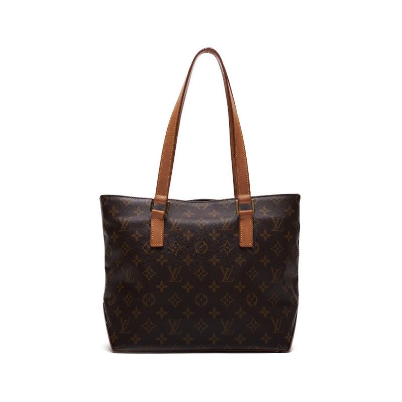 LOUIS VUITTON Monogram Kava Piano Tote Bag Monograms Brown Business Bag Stunt Back Tote Bag Ship