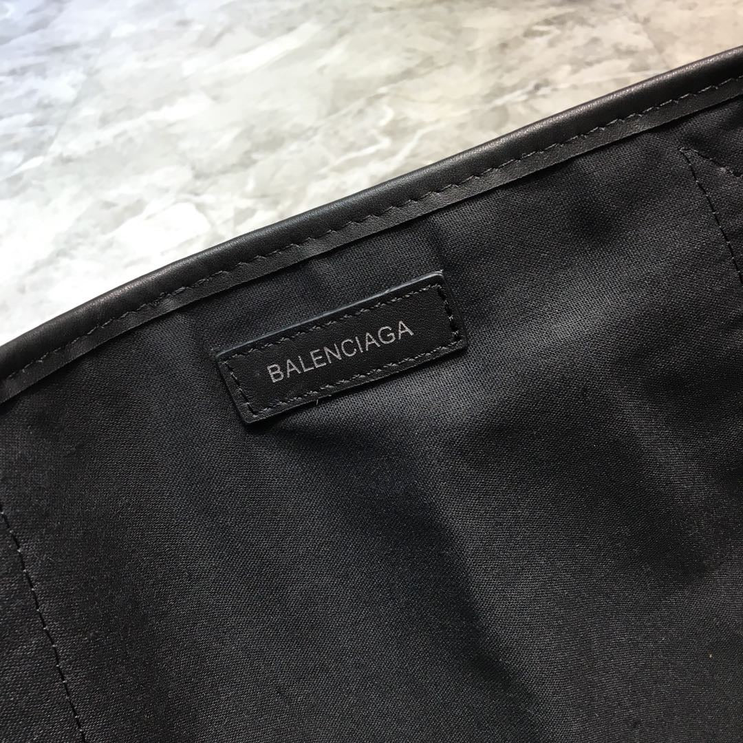 Balen Navy MeGLAMIum Cabas Tote Bag In Black, For Women, Bags 14.1in/36cm