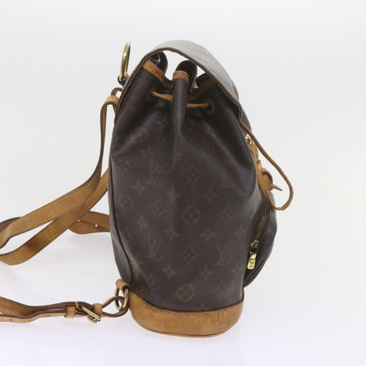 Louis Vuitton Montsouris Mm Canvas Backpack Bag ()