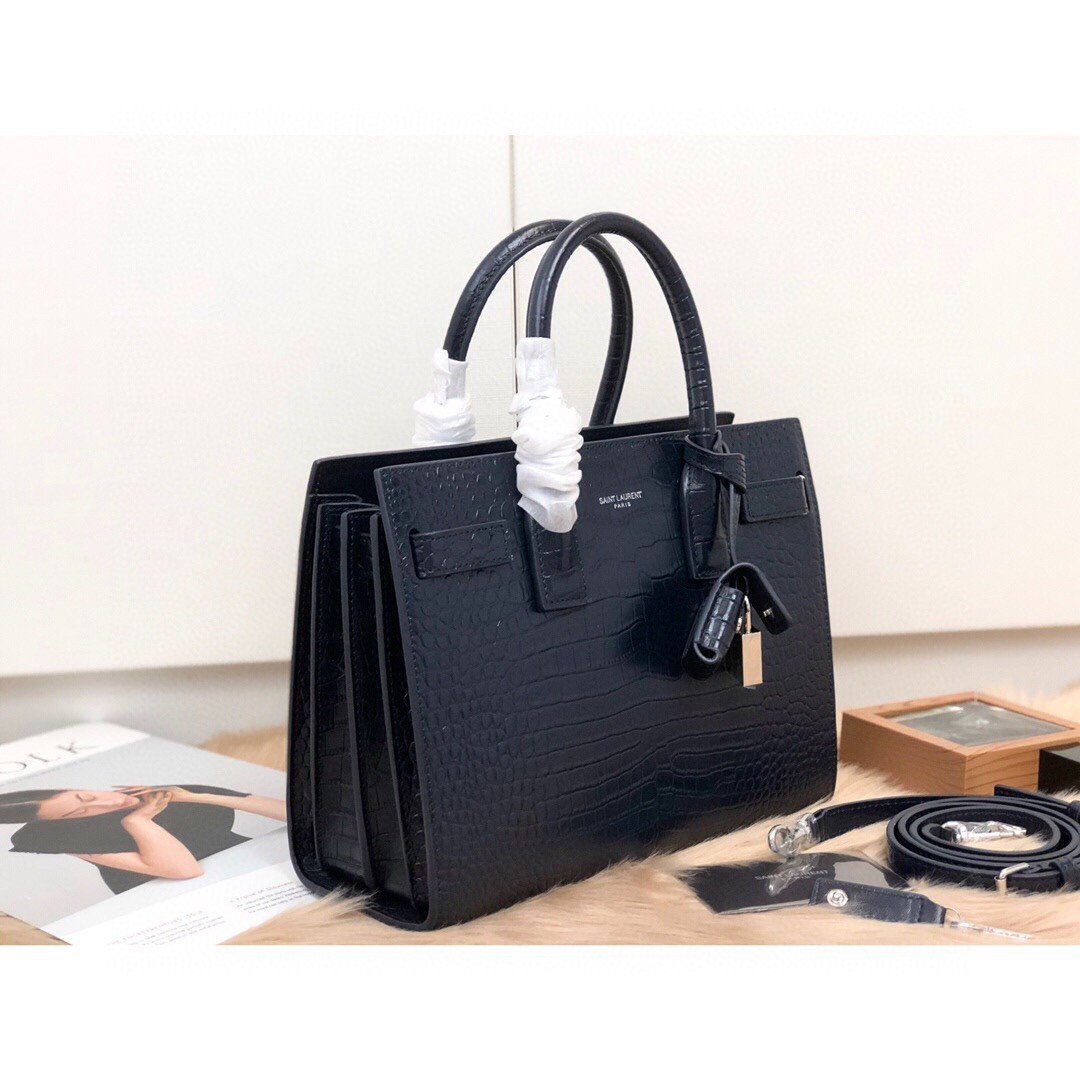 GLAMI Sac De Jour Small In-Black For Women 12.5in/32cm YSL 378299DZEAW1000