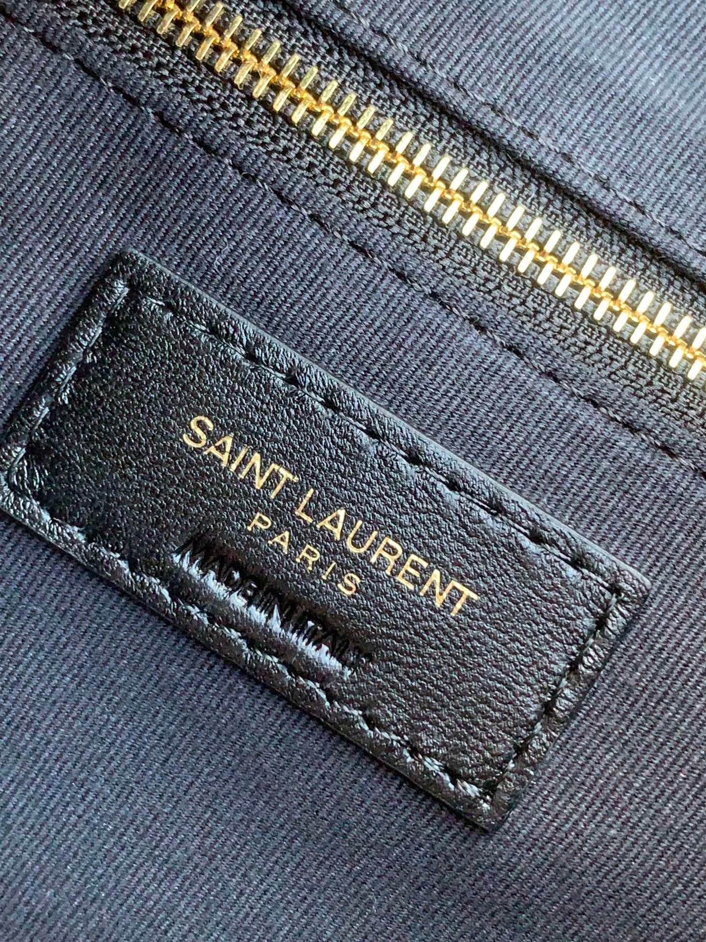GLAMI Joe Backpack In Monogram With Bronze-Toned Hardware Black For Women 11.5in/22cm YSL 6726091EL071000