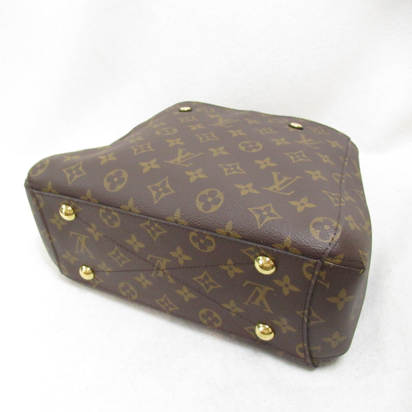 Louis Vuitton Montaigne BB Bag Tote Bag PVC Coated Canvas Monogram Brown M41055
