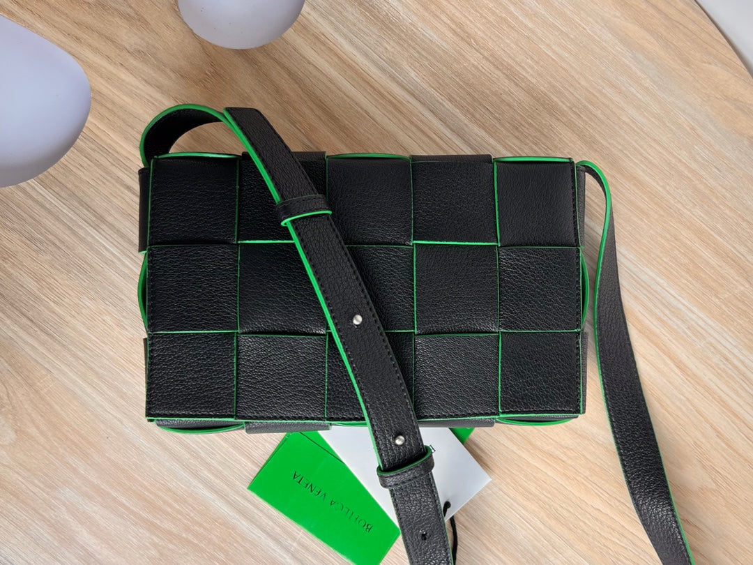 GLAMI Cassette Bag Black And Green, For Women, Bags 9.1in/23cm