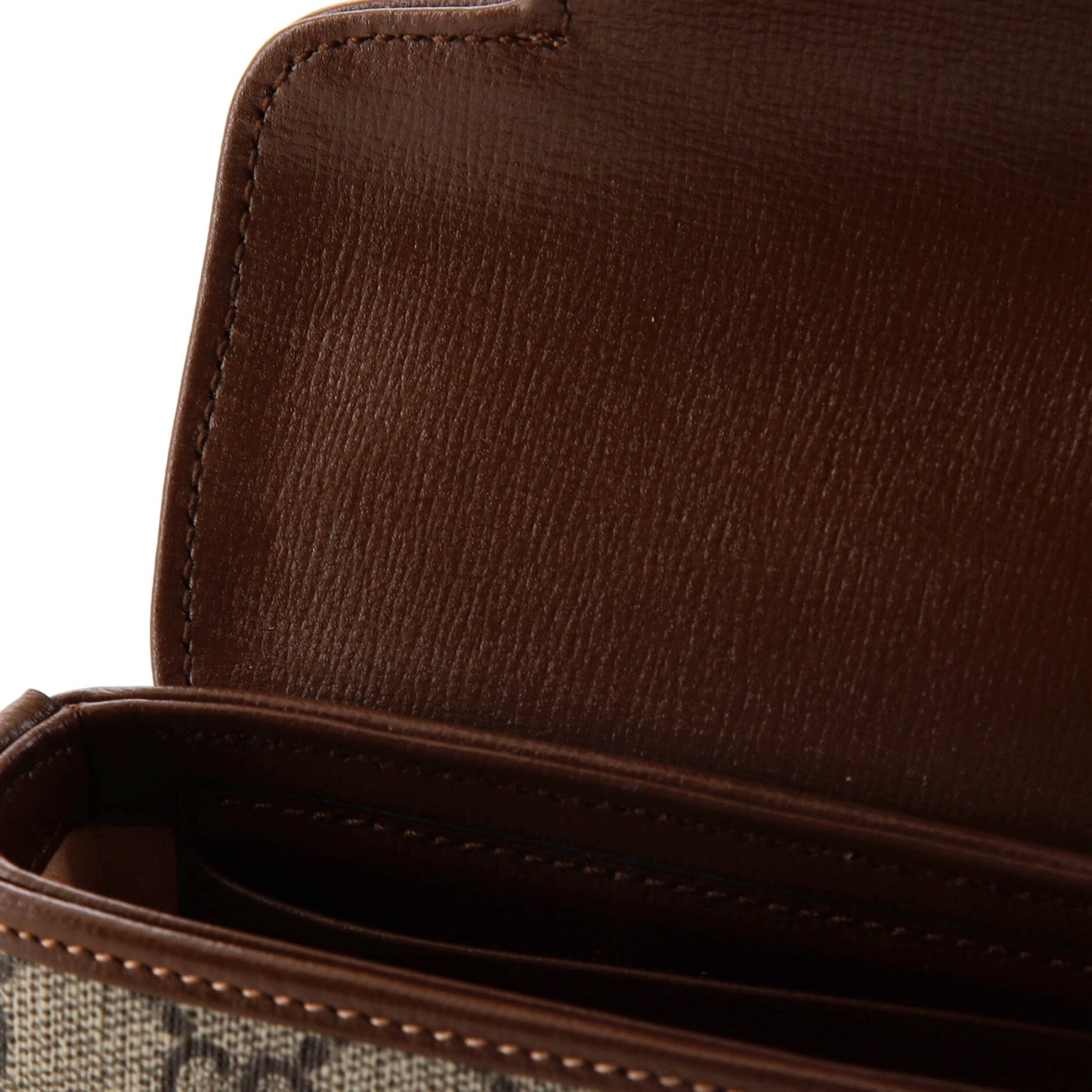 Horsebit 1955 Flap Wallet with Strap GG Coated Canvas