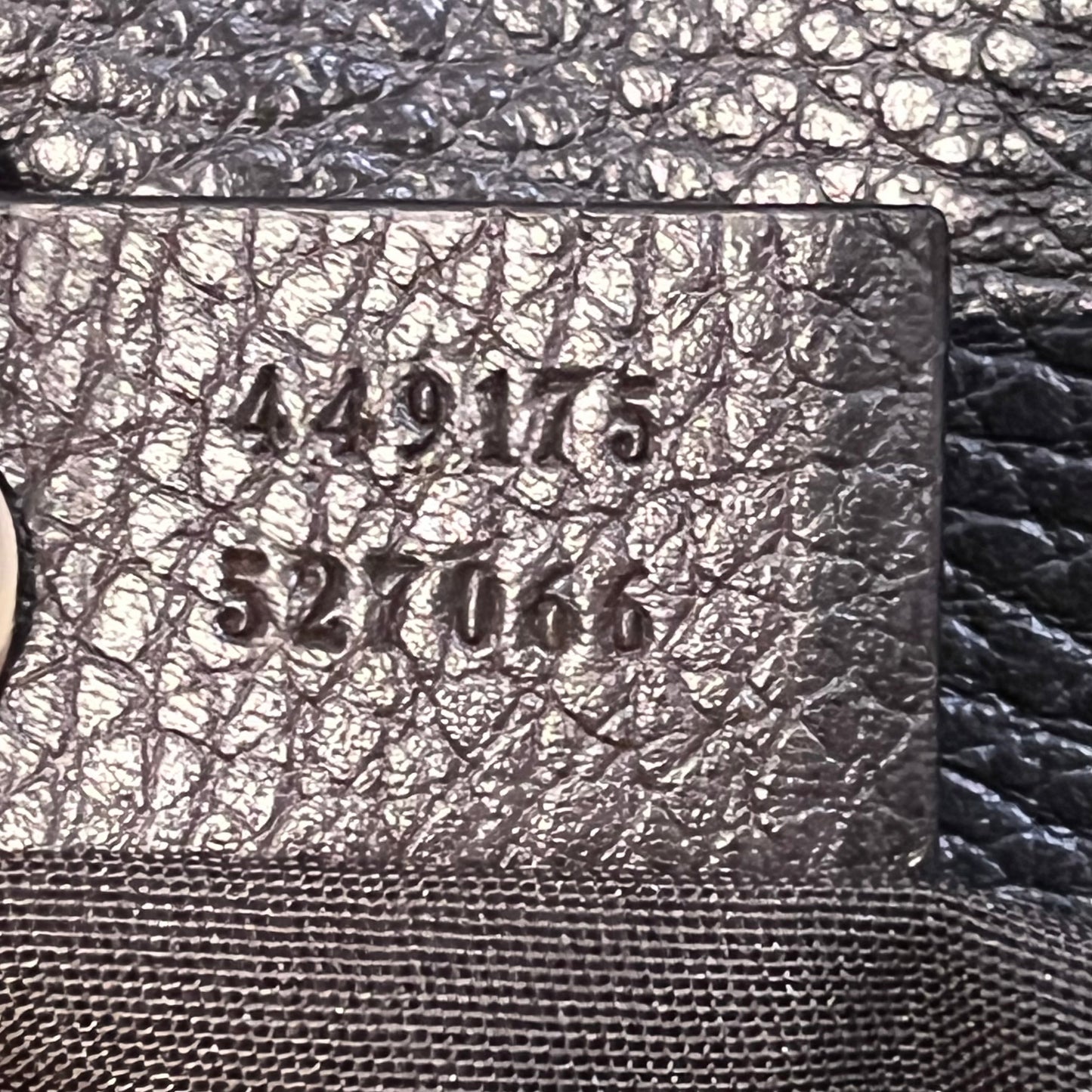 GUCCI GG Monogram Canvas Dollar Calfskin O Drawstring Backpack