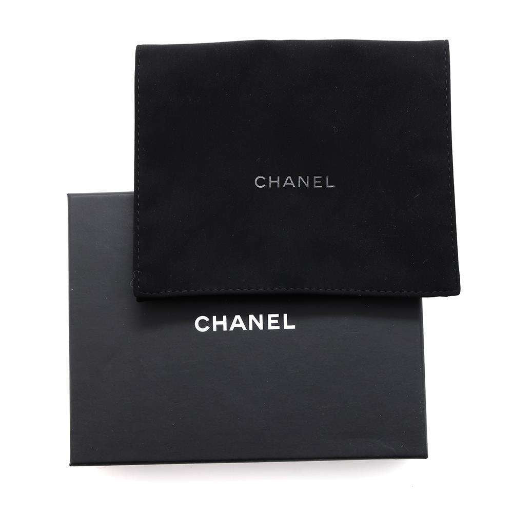 CHANEL Matelasse CC Logo Classic Small Flap Wallet PinkAP0229 Caviar Leather