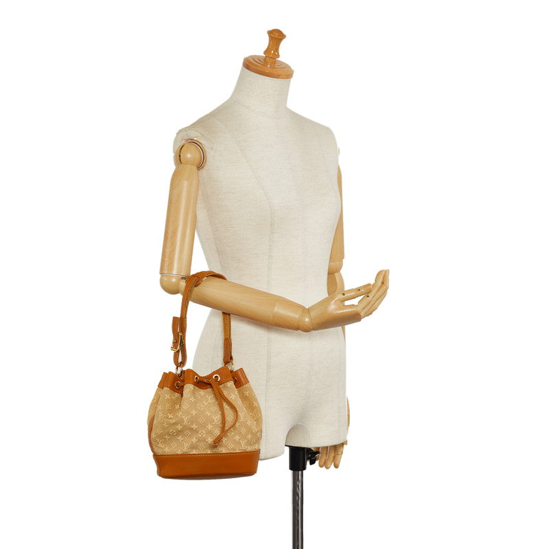 Louis Vuitton Monogram Mini Noelie Shoulder Bag M92689 Beige Brown Canvas Leather Louis Vuitton