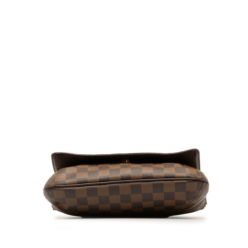Louis Vuitton Damier Musette Tango Short Shoulder Bag N51255 Brown PVC Leather Louis Vuitton