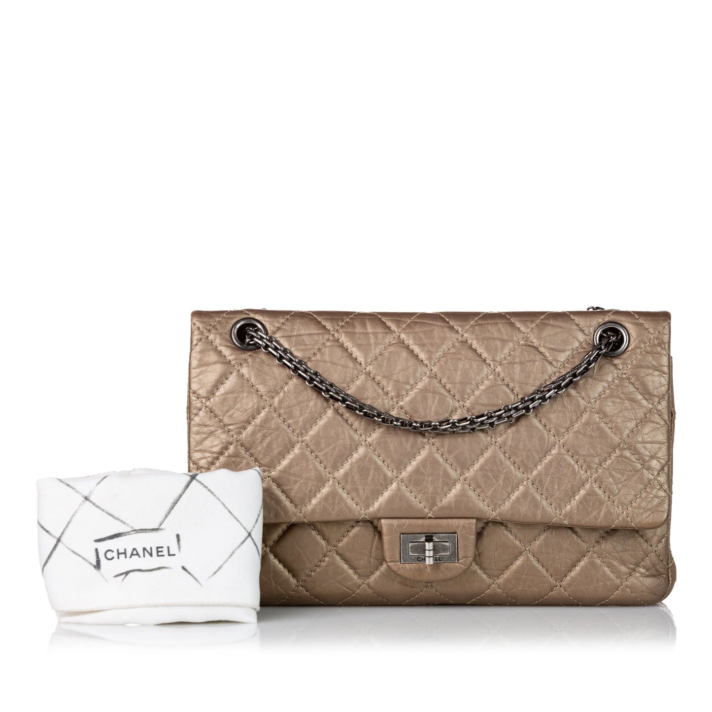 Chanel Reissue 228 Lambskin Double Flap Bag