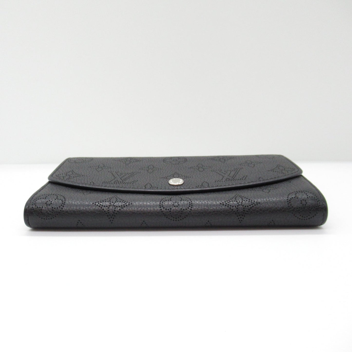 Louis Vuitton Louis Vuitton Portefolio Iris Round Long Wallet Leather Machina Black M60143