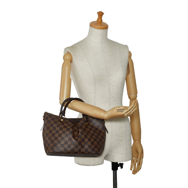 Louis Vuitton Damier Sienna MM Tote Handbag N41545 Brown Women's