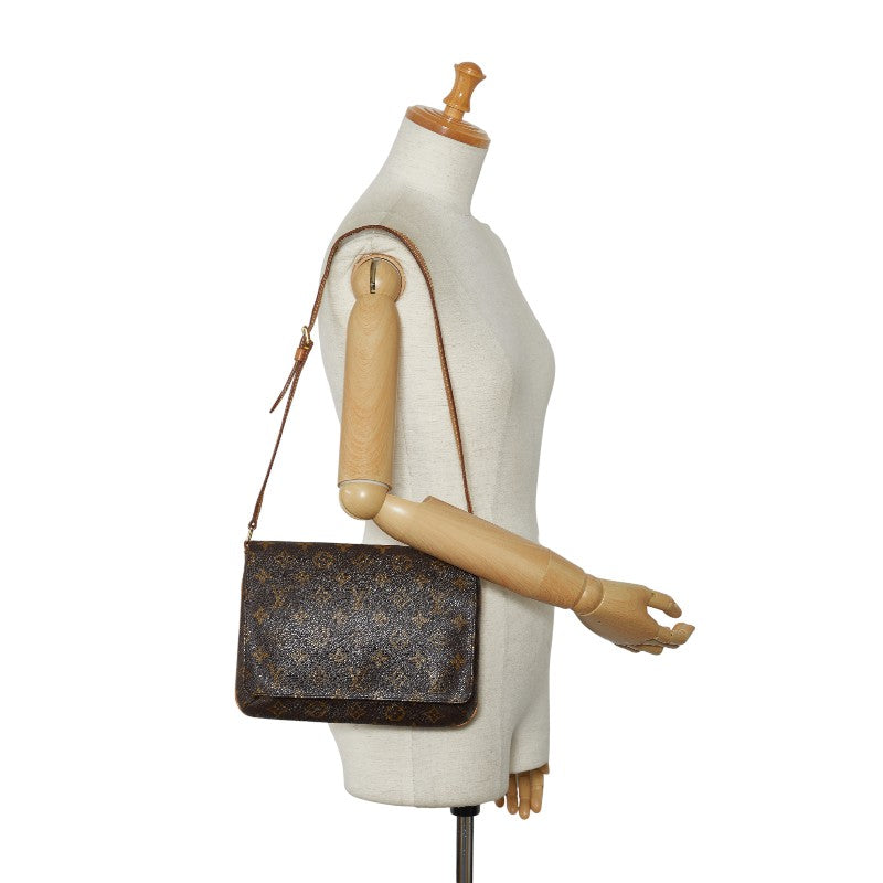 Louis Vuitton Monogram Muset Tango Short Shoulder Bag M51257 Brown PVC Leather Louis Vuitton