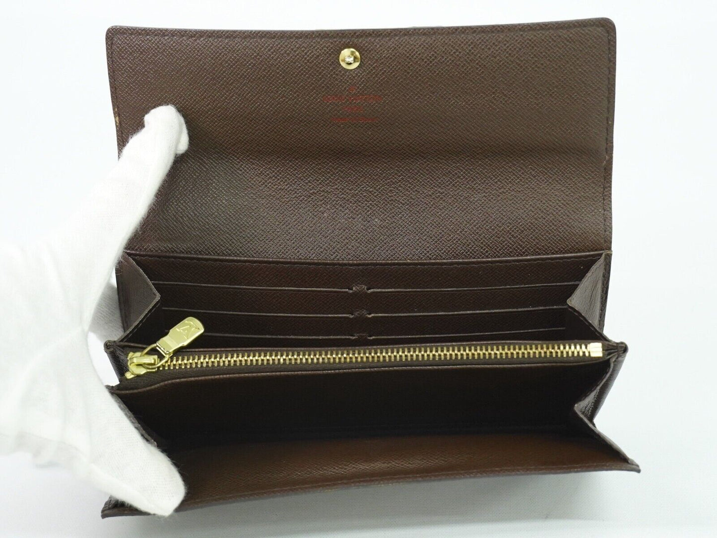 Louis Vuitton Sarah Canvas Wallet