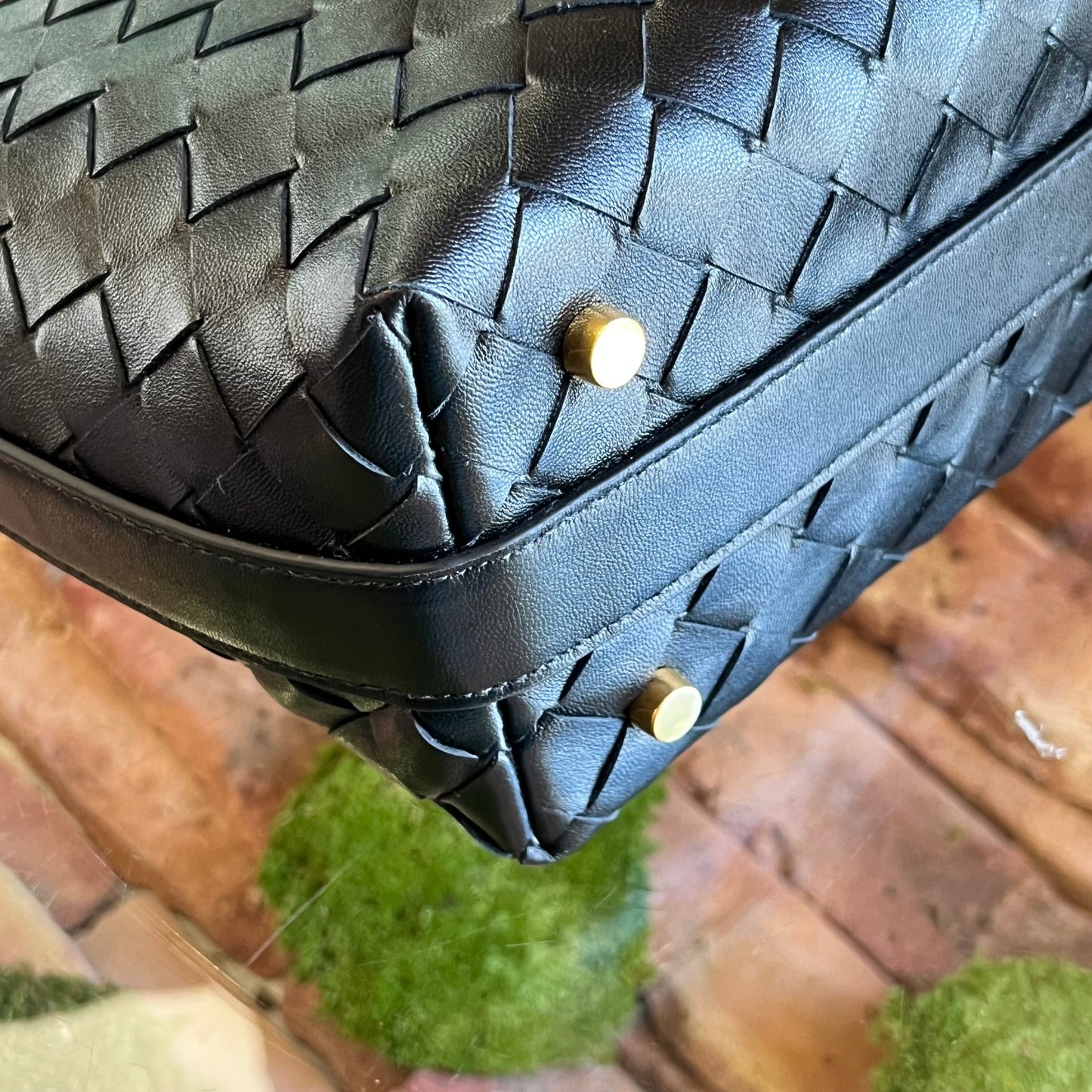 BOTTEGA VENETA Mini Wallace Intrecciato Leather Shoulder Bag