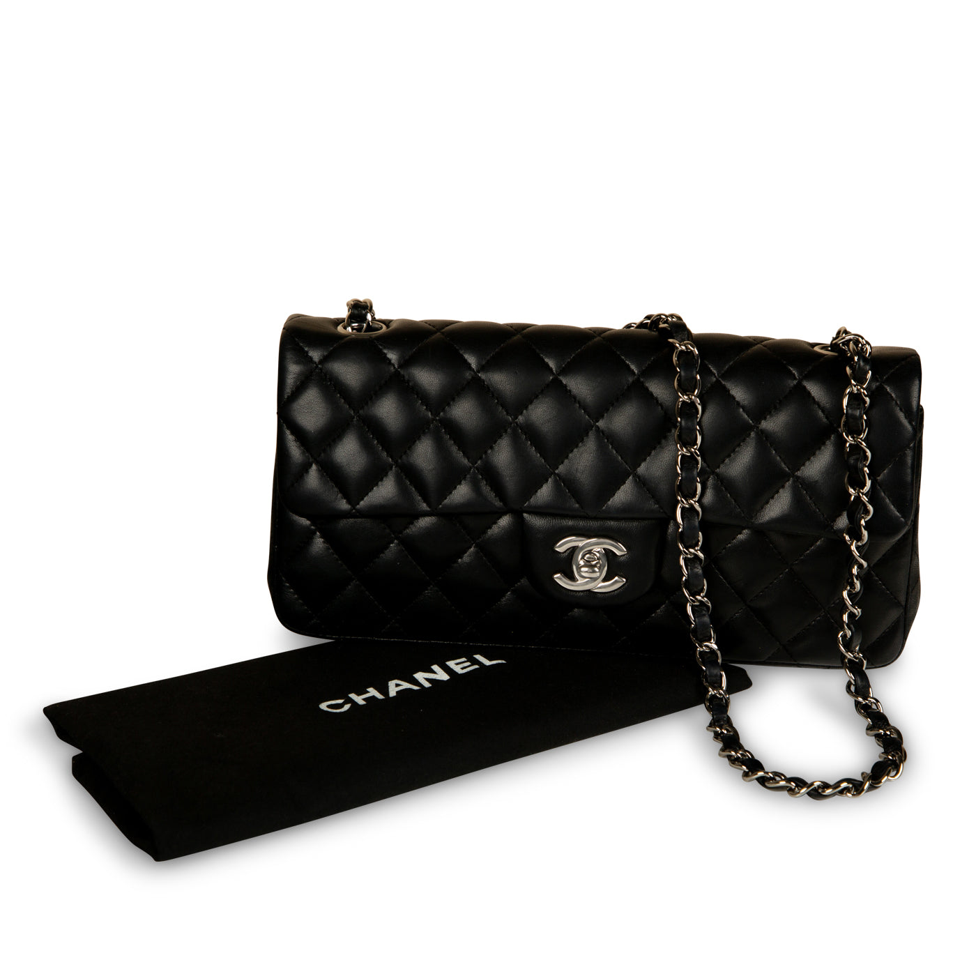 Chanel East West Flap Bag