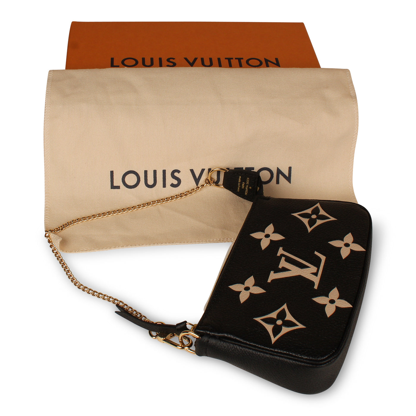 Louis Vuitton Mini Pochette Accessoires - Black Empreinte