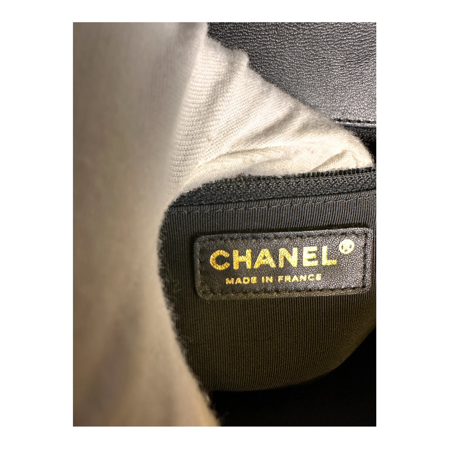 Chanel Lambskin Quilted Medium Boy Flap Black
