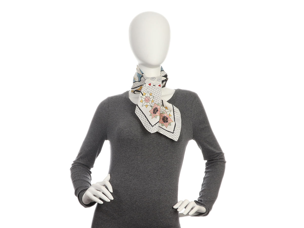 Dior Le Bateleur Silk Scarf