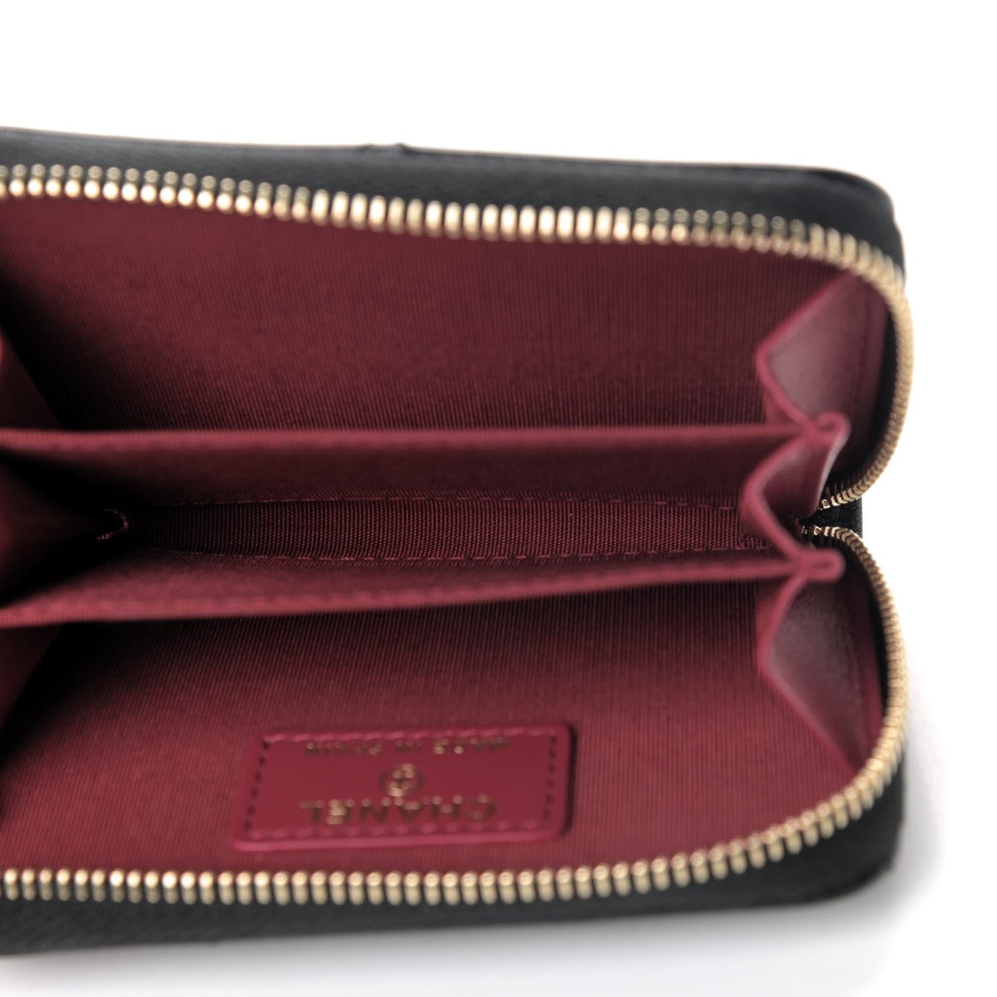 GLM-Quilted Lambskin GLM-19 Zip-Around Coin Purse
