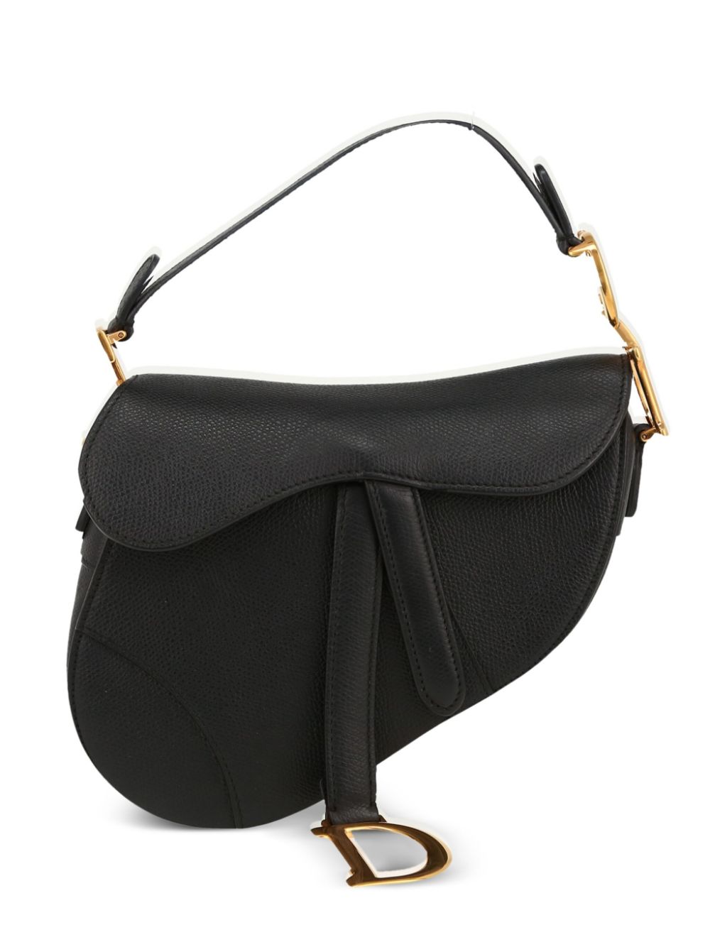 DIOR GRAINED CALFSKIN SADDLE BAG