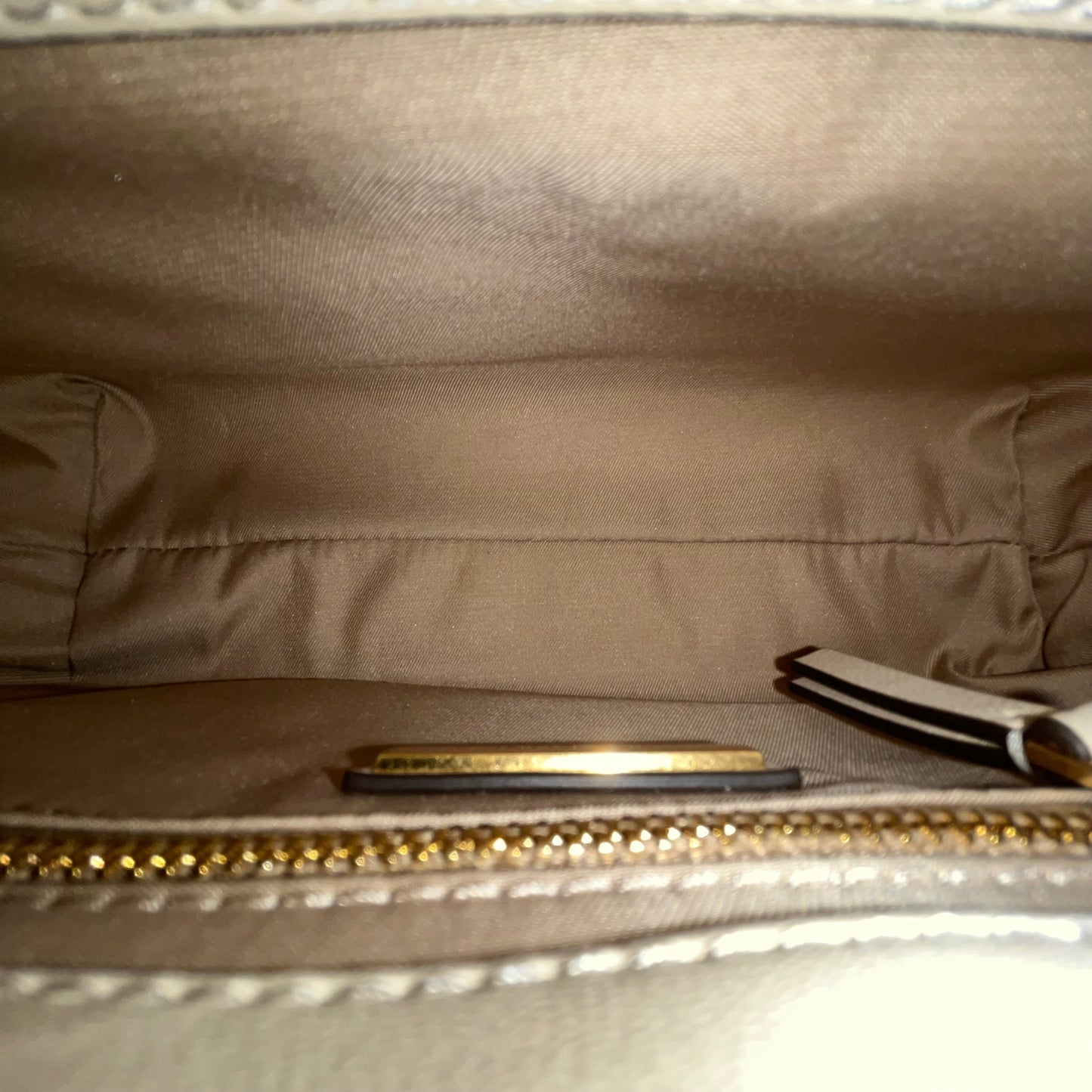 TORY BURCH Fleming Convertible Cream Shoulder Bag