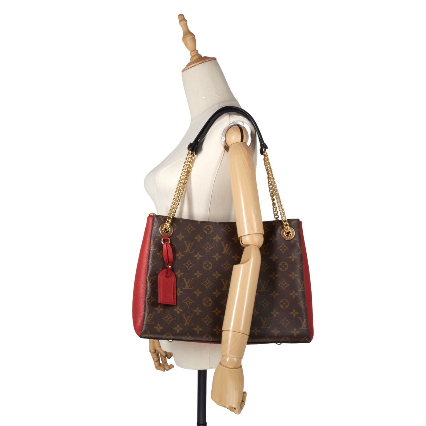 Louis Vuitto Surène MM Cherry Monogram Canvas Bag