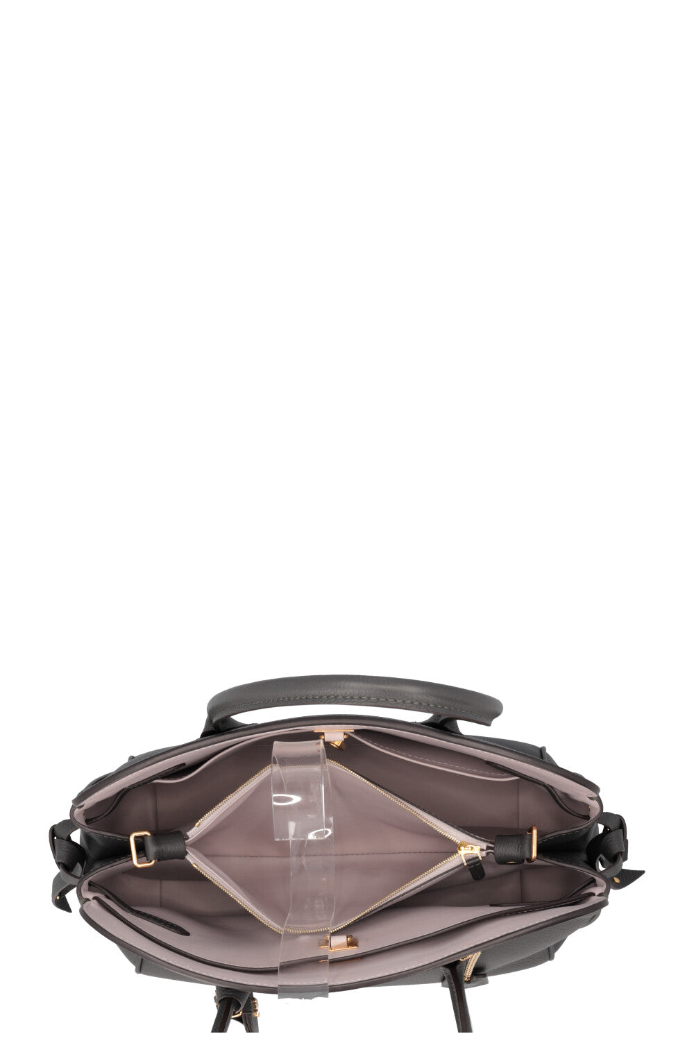 LOUIS VUITTON Milla MM Leather Grey