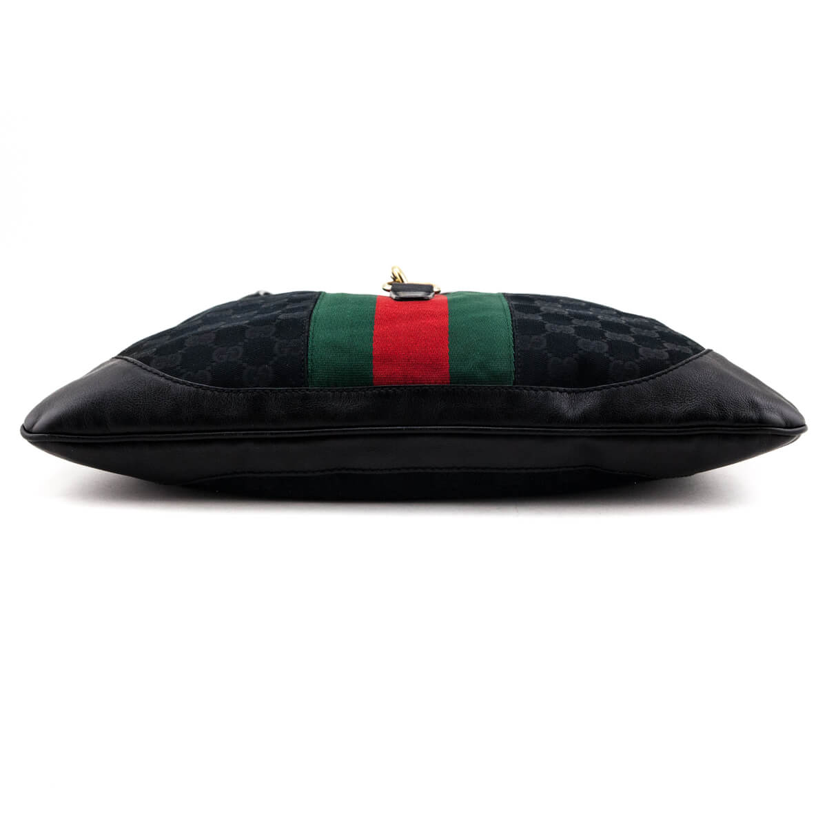 Gucci Black Monogram Canvas Large Jackie O Bouvier Hobo