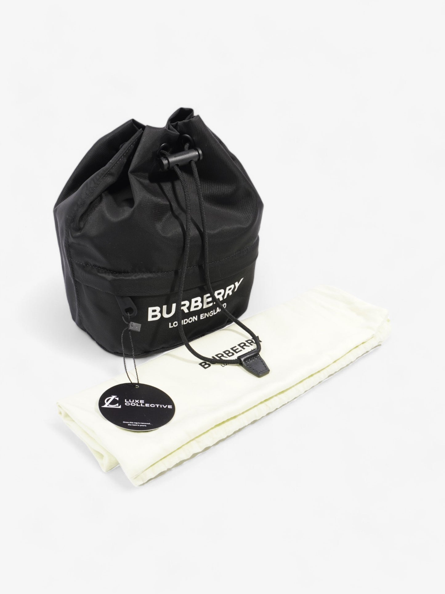 Burberry Phoebe Black / White Nylon