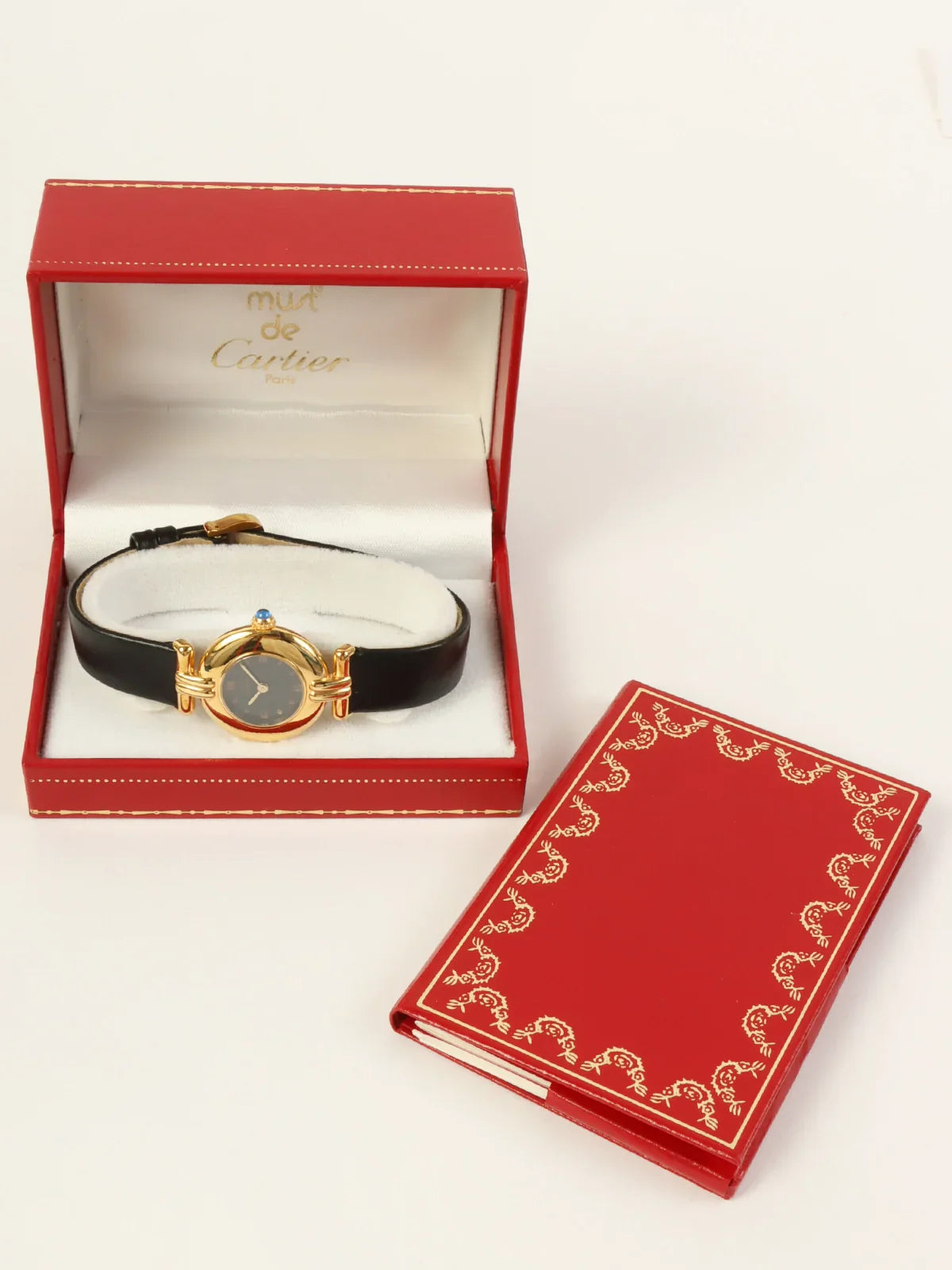 CARTIER 925 Must Colisee Vermeil Black/Gold