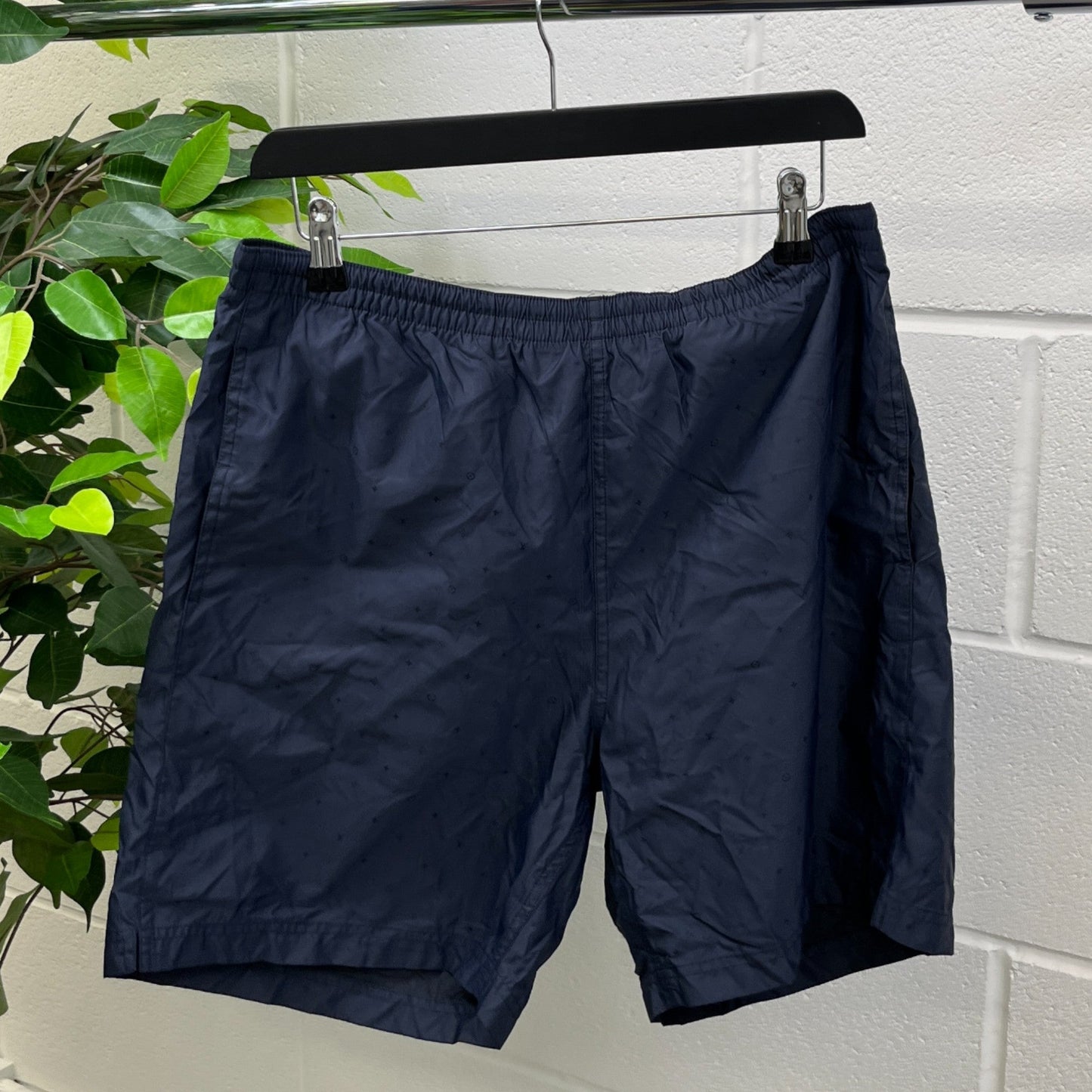 Men's Monogram Swim Shorts Navy Size M