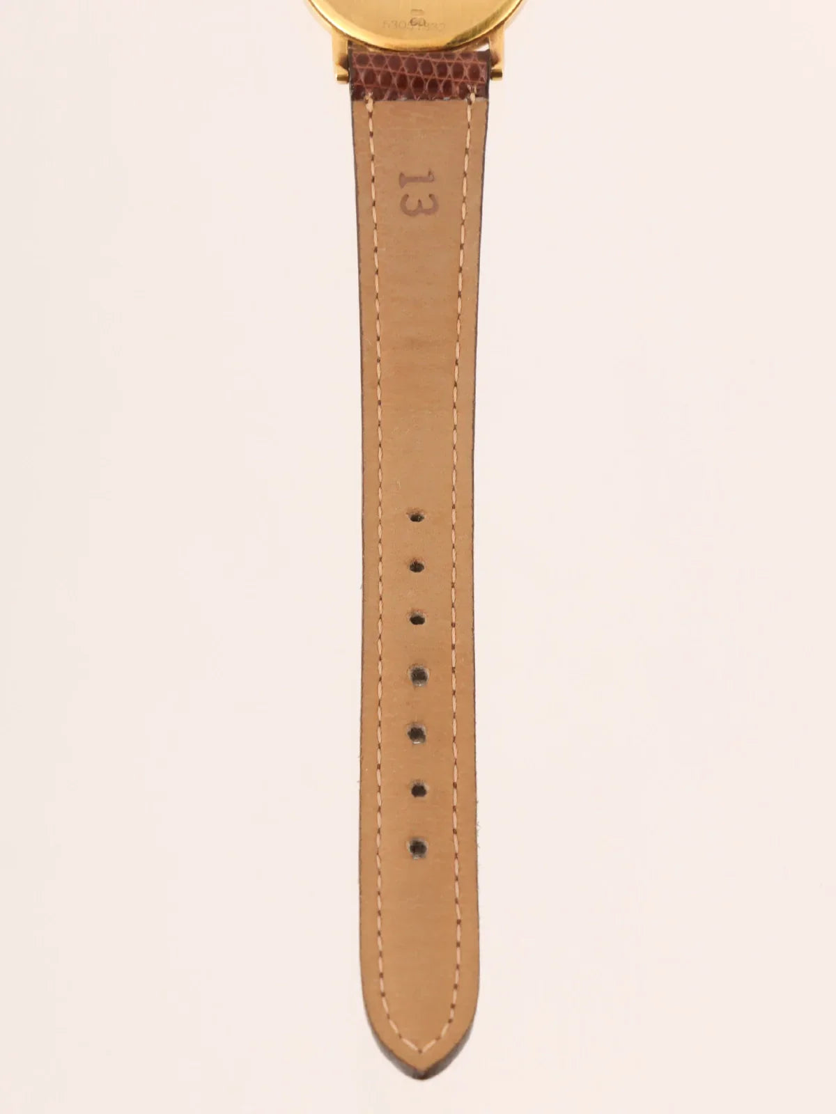 OMEGA Round Face De Ville Watch Gold/Brown