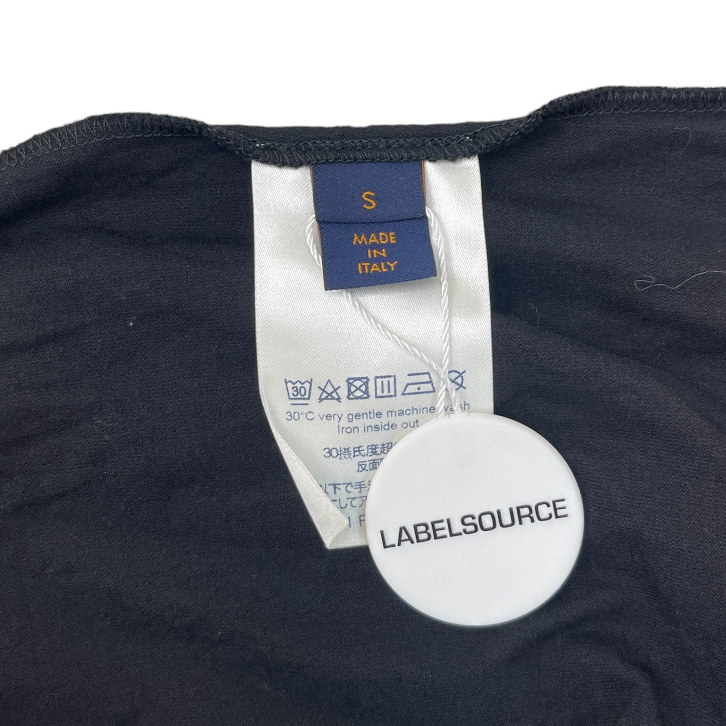 Men's Logo Long Sleeve T-Shirt Black Size S