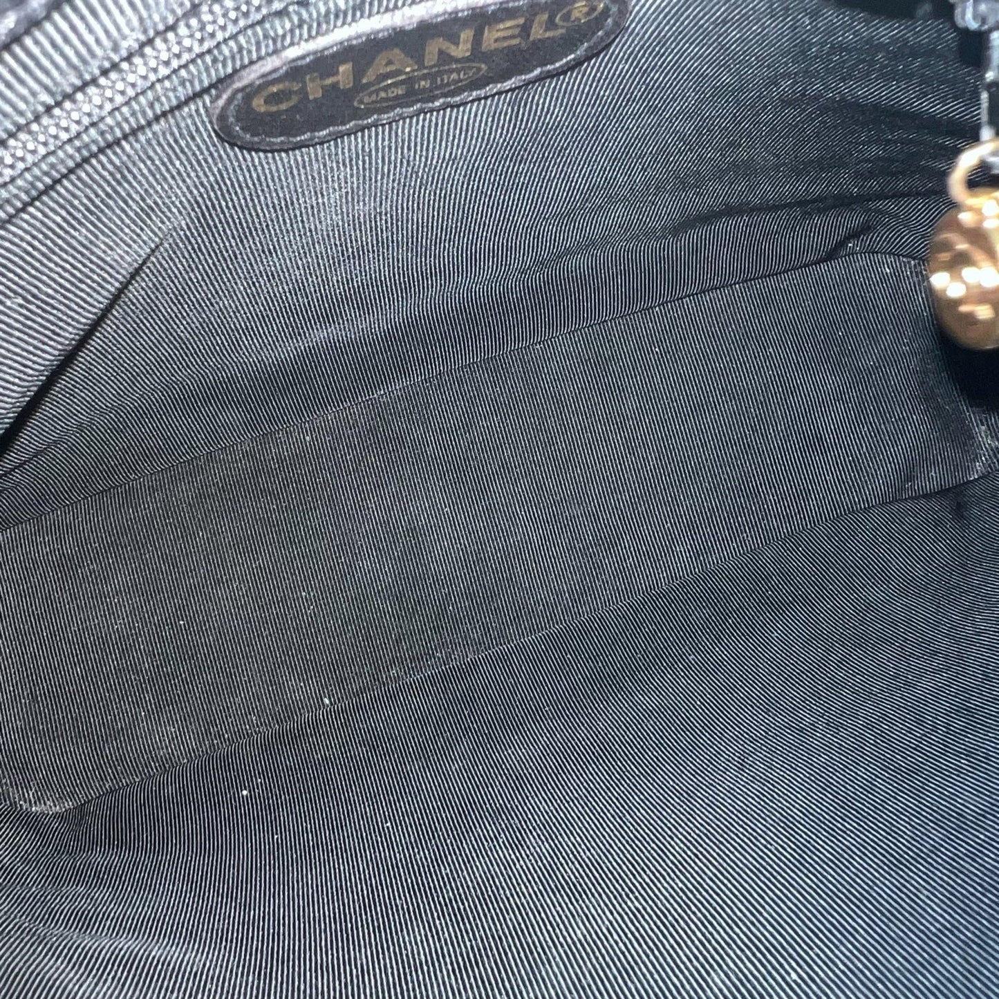 GLM- Tote Bag in Black Caviar and GHW