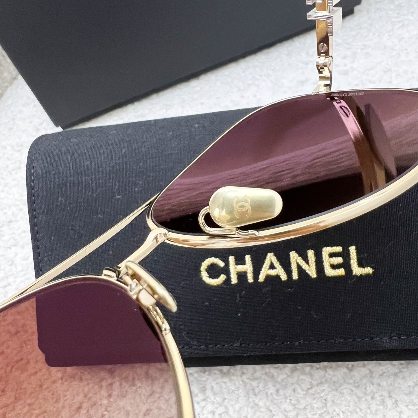 GLM-GLM-Logo Aviator Sunglasses