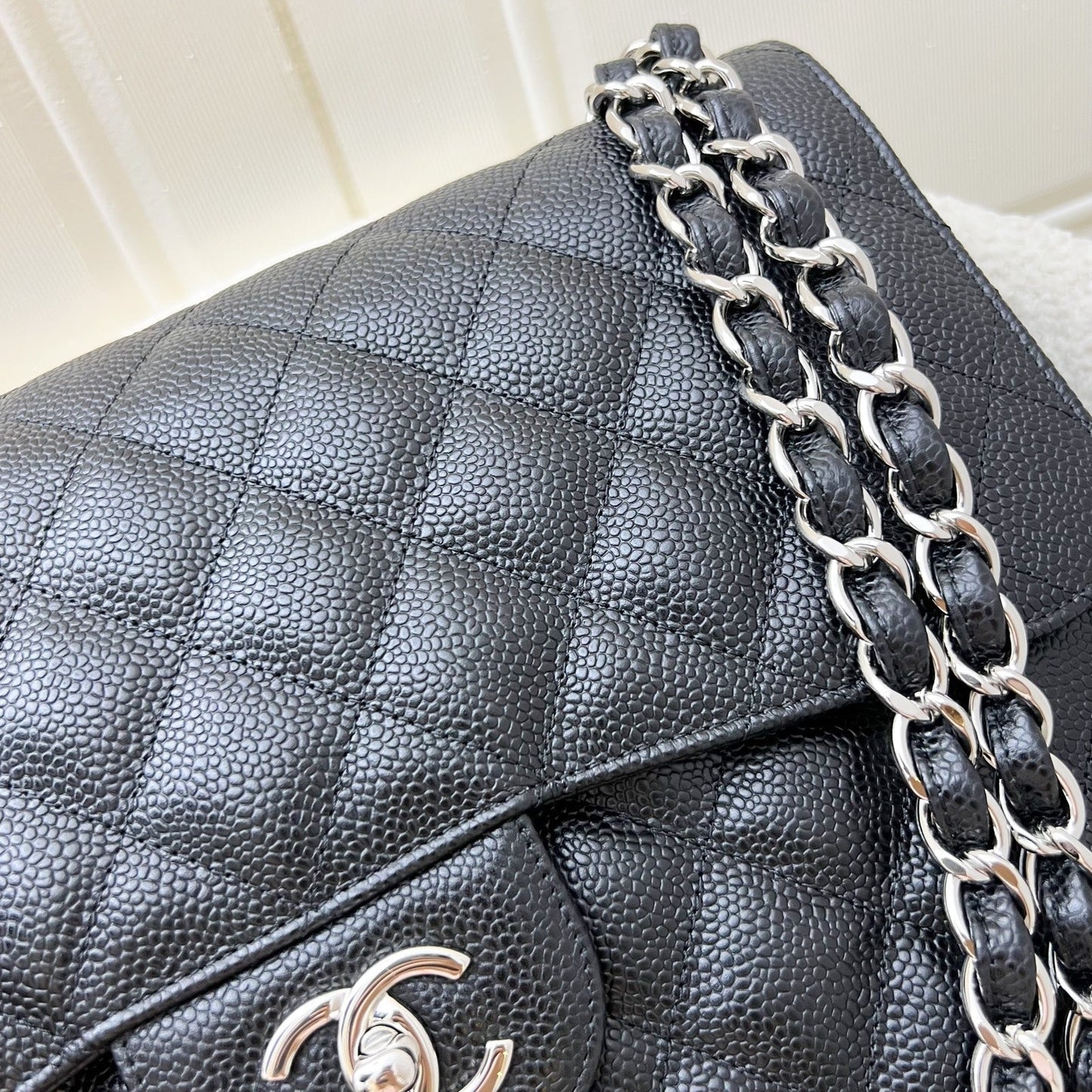 GLM-Jumbo Classic Flap DF in Black Caviar and SHW