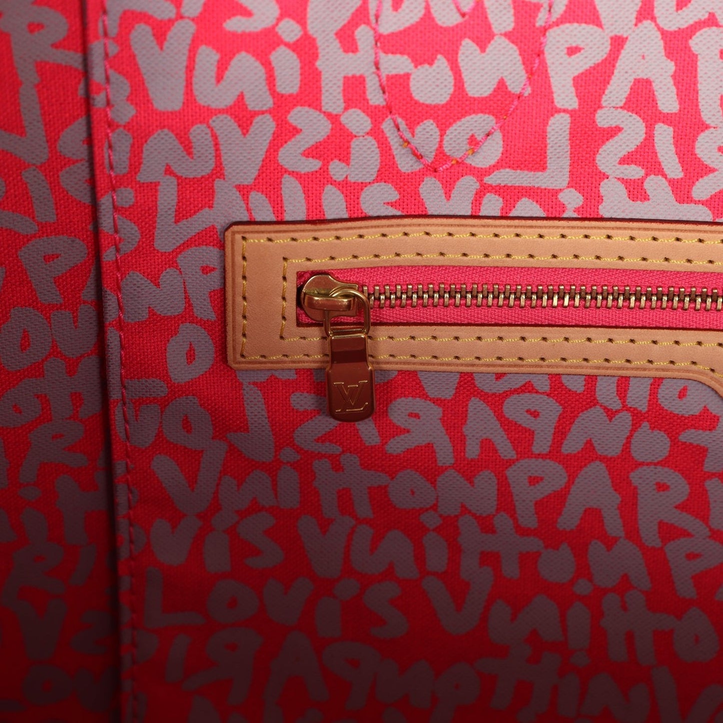 Louis Vuitton X Stephen Sprouse Neverfull GM Fuchsia Pink Monogram Graffiti