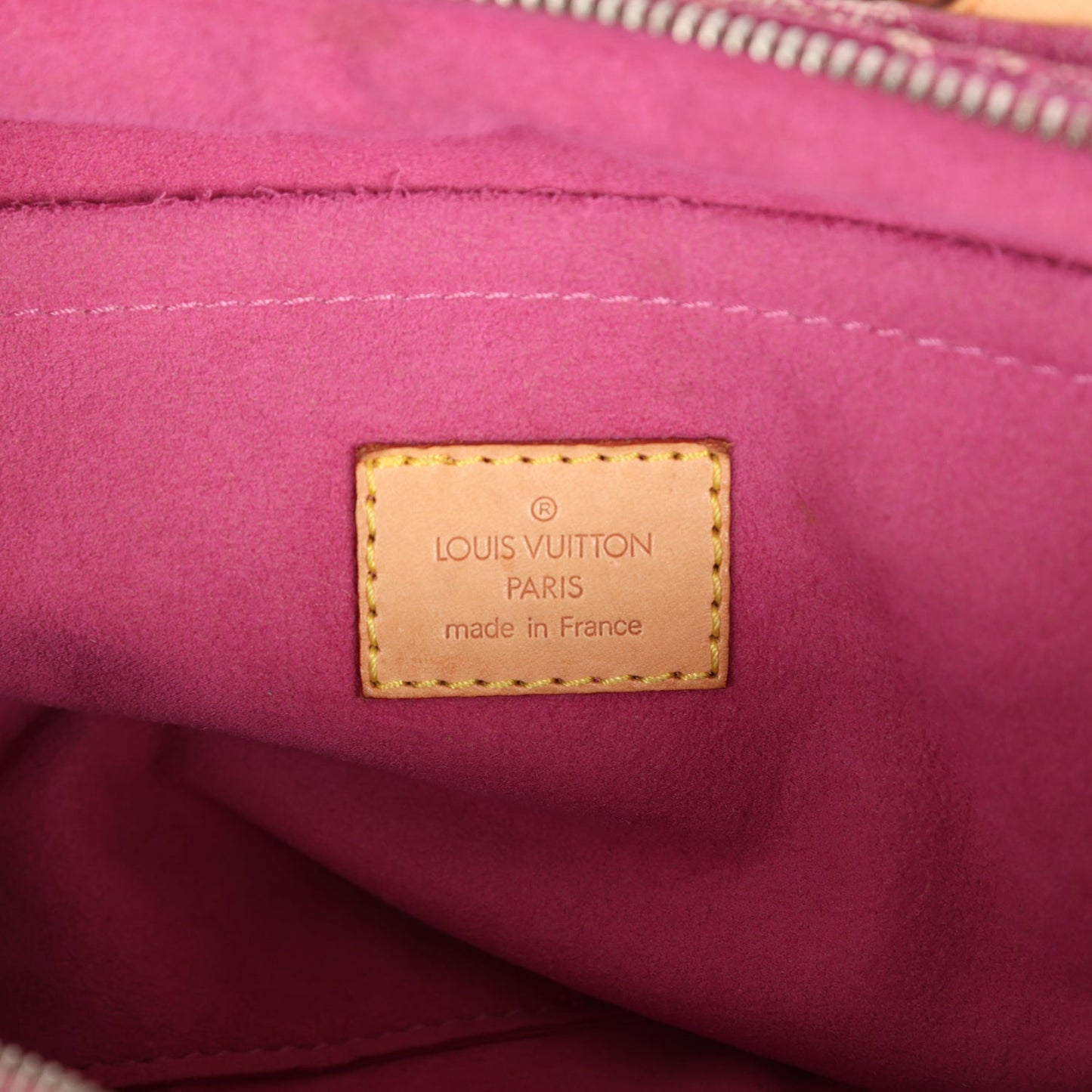 Louis Vuitton Vintage Neo Speedy Pink Denim Monogram Gold Hardware