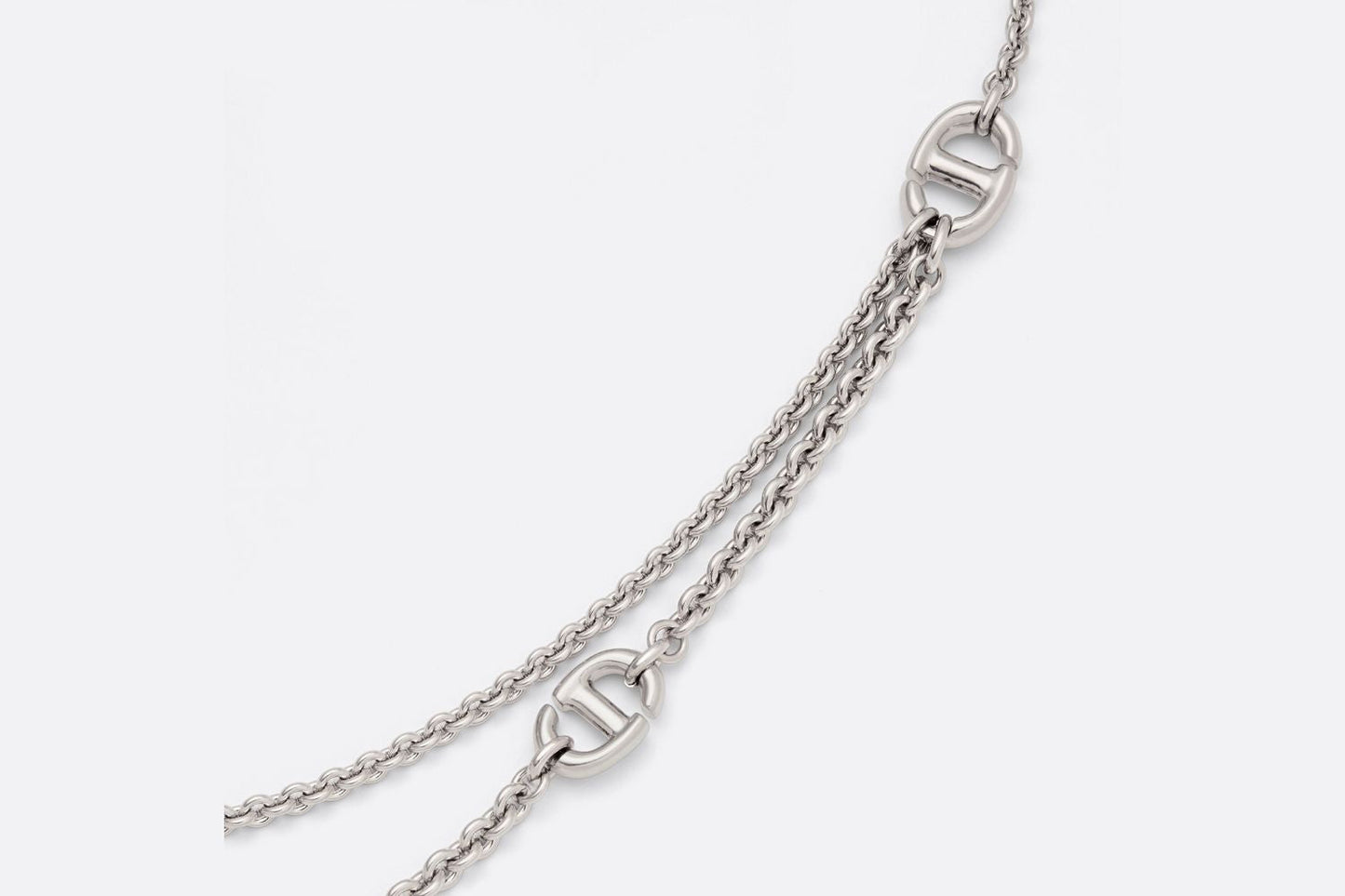 DOUBLE CHAIN CD NECKLACE