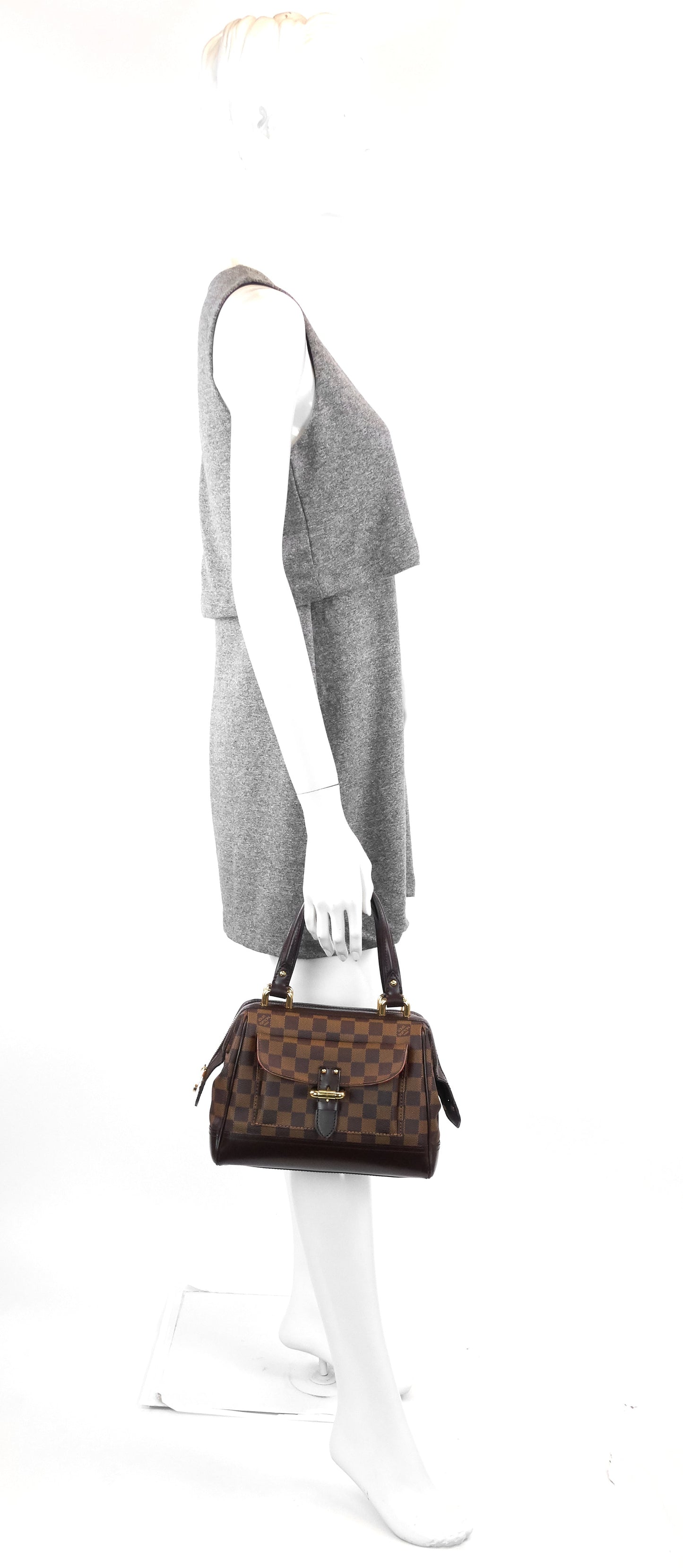 Louis Vuitto Knightsbridge Damier Ebene Canvas Bag