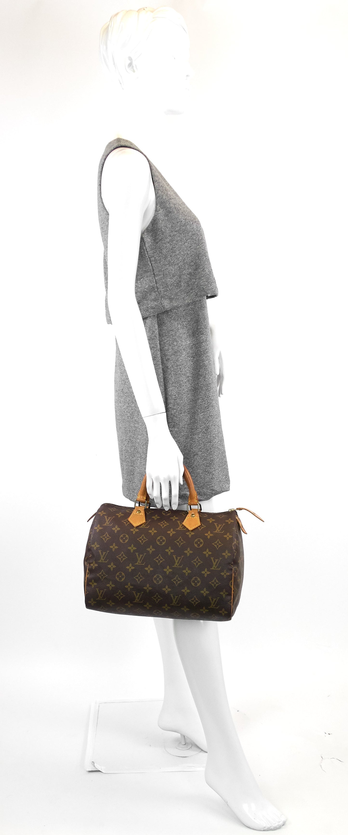 Louis Vuitto Speedy 30 Monogram Canvas Handbag