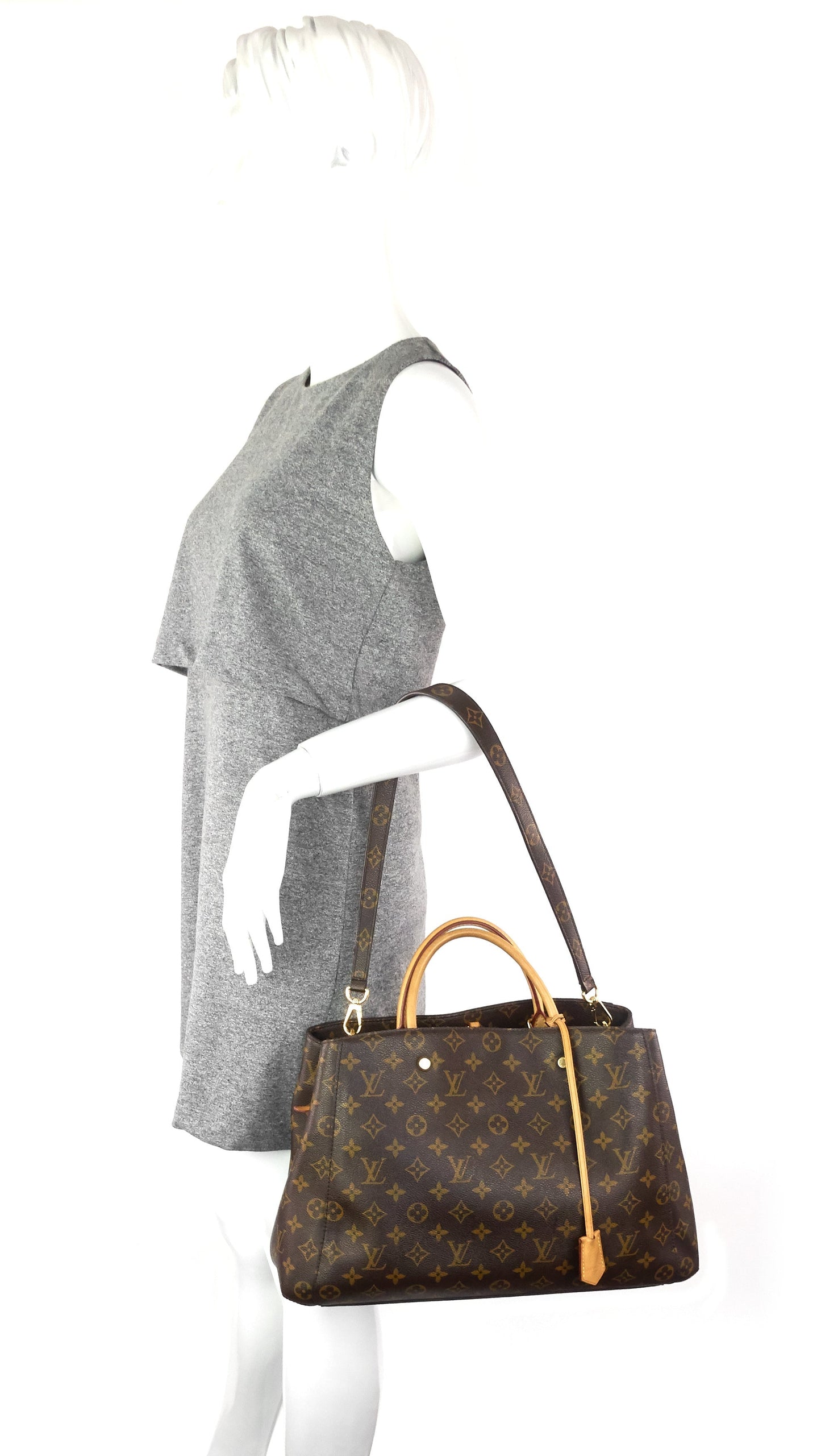 Louis Vuitto Montaigne GM Monogram Canvas Tote Bag