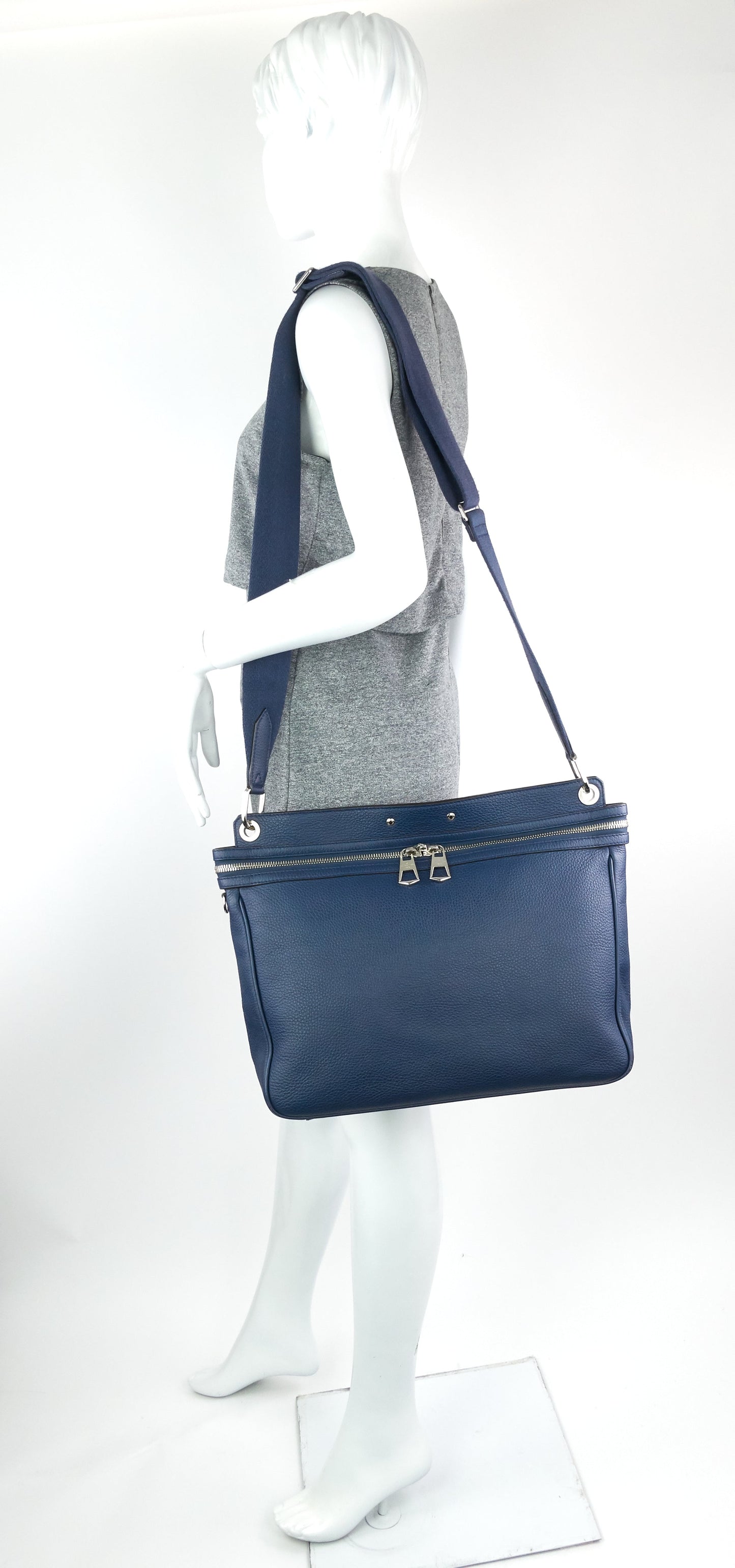 Louis Vuitto Armand Taurillon Leather Messenger Bag