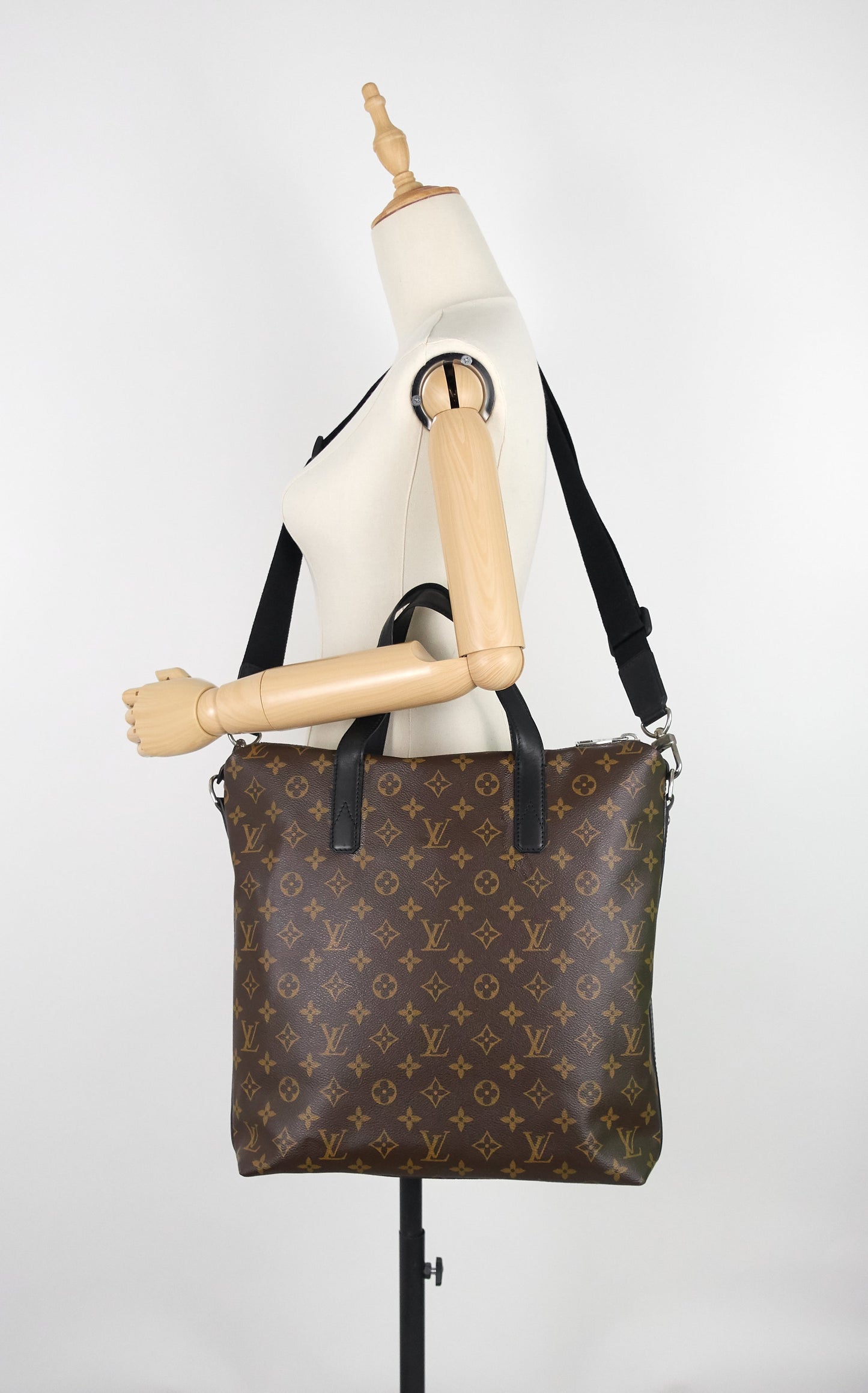 Louis Vuitto Kitan Macassar Monogram Canvas Bag