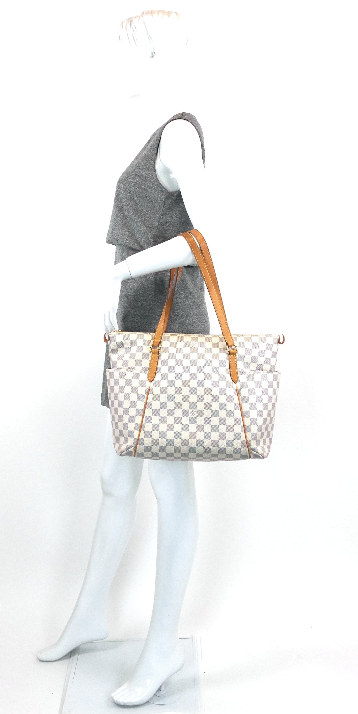 Louis Vuitto Totally MM Damier Azur Bag