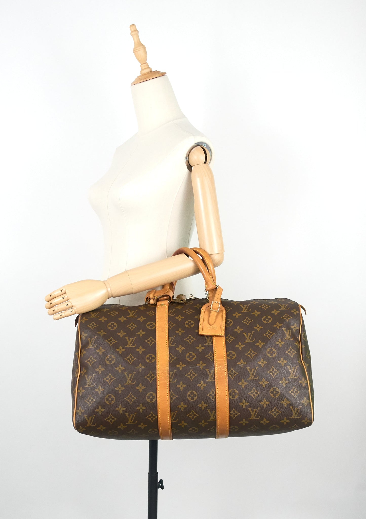 Louis Vuitto Keepall 45 Monogram Canvas Bag